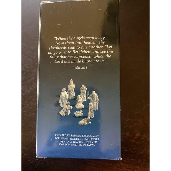 Avon Nativity Collectibles “The Shepherd Boy” Porcelain Figurine W/Orig Box 1983 - Picture 3 of 8